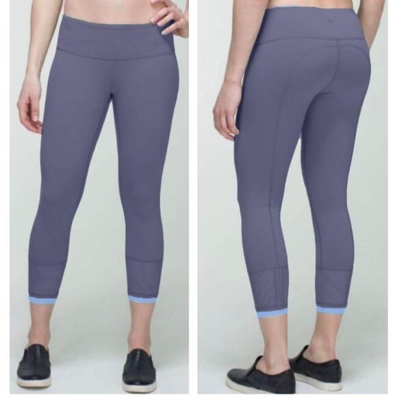 LULULEMON ATHLETICA Find Your Flow Crop Size 4 - Picture 1 of 3